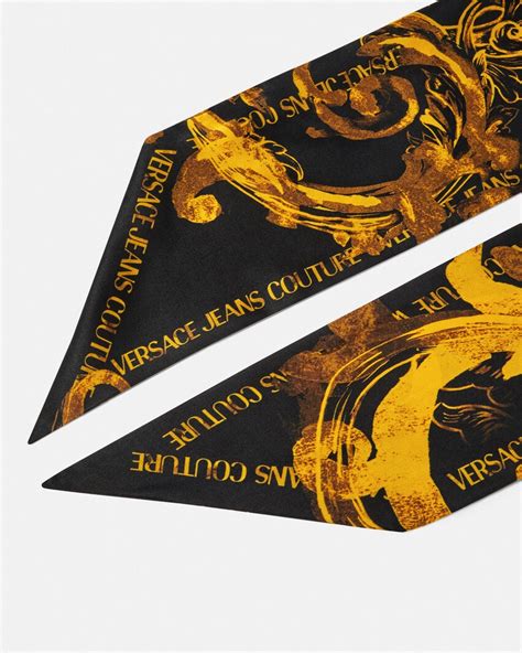 versace couture ties|Versace scarves for men.